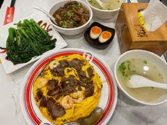 至尊滑蛋三拼饭-有章牛杂(石厦店)