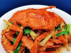 姜葱炒梭子蟹-园林格兰云天大酒店-太极名厨中餐厅