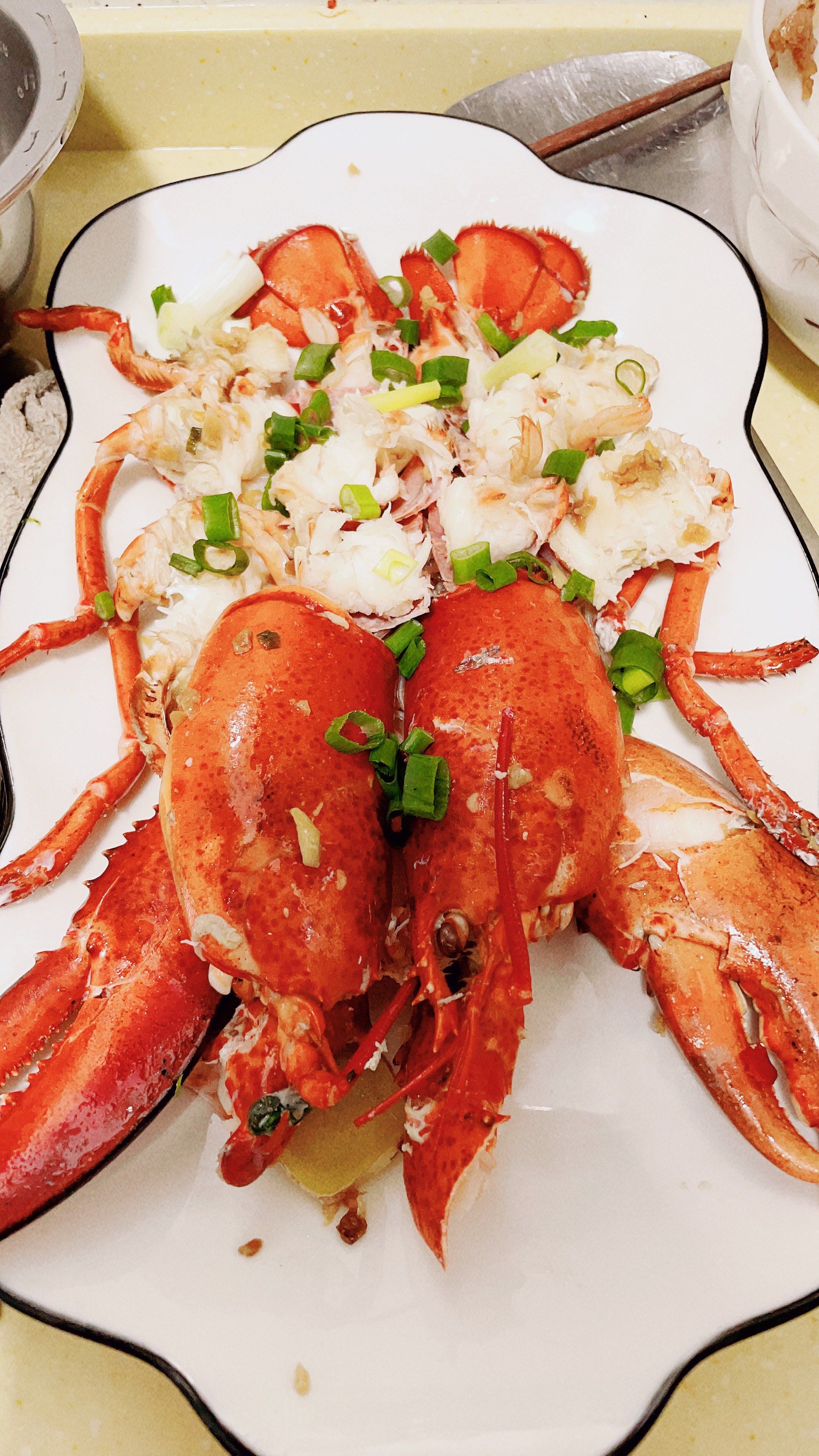 新鲜小波龙,年夜饭越来越丰富了