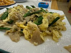 榆黄蘑炒鸡蛋-朴小妹人参鸡汤火锅(长白山万达店)