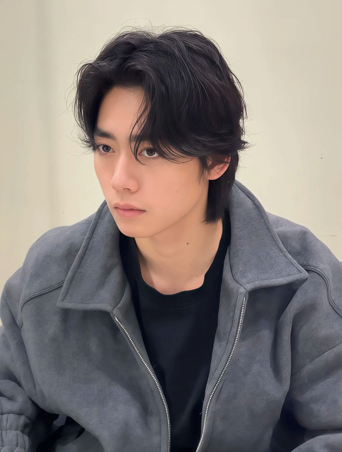 中分发型超帅气