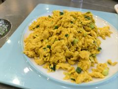 炒鸡蛋-丽泽山庄·生态怀柔菜·虹鳟鱼(红螺寺店)