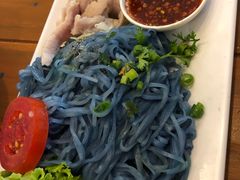 -蝶豆花蓝面条