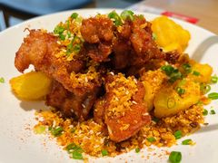 金沙蒜香排骨-大丰收脆鱼(浦西万达店)