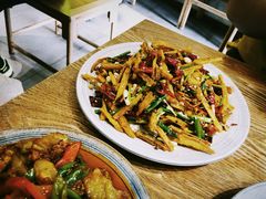 干煸藕丝-静一餐厅·湖北菜(前门创始店)