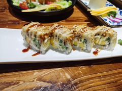 鲜切芒果芝士卷寿司-小川洋风料理(街道口店)