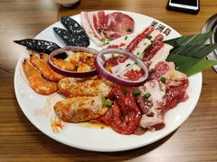 烤肉拼盘-美洲岛烤肉自助餐厅