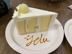 玫珑蜜瓜芝士糯米蛋糕-野路甜点铺(松柏路店)