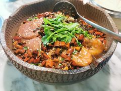水煮毛血旺-东南里湖景餐厅·新闽菜(浦西万达店)