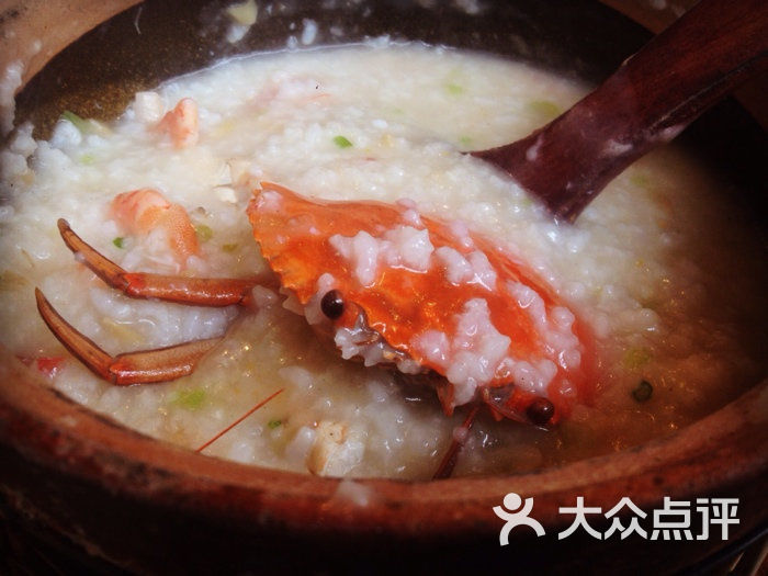 干贝虾蟹粥