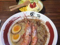 社长原汤拉面双虾双蛋-雷门拉面店(新光天地店)