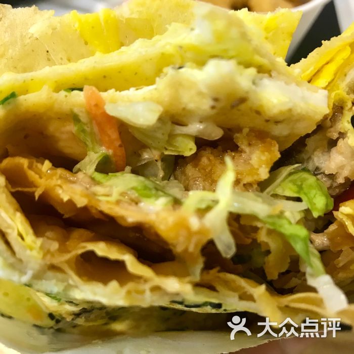 鸡柳蔬菜煎饼