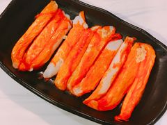 蟹柳-鲜入围煮花胶鸡海鲜火锅