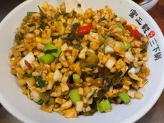 腊肉炒野山笋-富正毅三下锅·湘西韵味(天门山索道店)