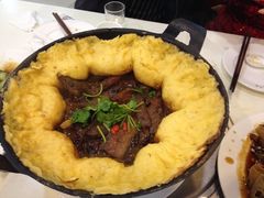 海杂鱼贴饼-金桥餐馆