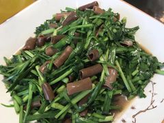 韭菜炒海肠-上沟咱家饭店(黄河路店)