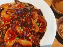 茄子烧年糕-宁波柏悦酒店·钱湖渔港