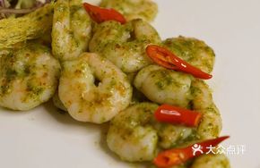 Thyme Stir-Fried Shrimp