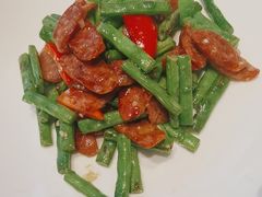手工香肠炒四季豆-曾宴·楚菜(湖北省博物馆店)