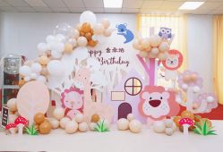 -11 Baby百日宴生日气球创意布置