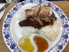烧鹅双拼饭-棋哥烧鹅餐室(发昌大厦店)