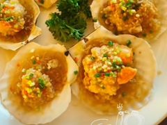 金蒜银丝蒸扇贝-采悦轩中餐厅·粤菜·海南菜(神州半岛喜来登度假酒店)