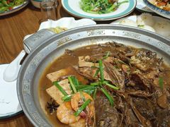 -东来菜馆•手抓海鲜家常菜•海鲜锅贴(鸽子窝店)