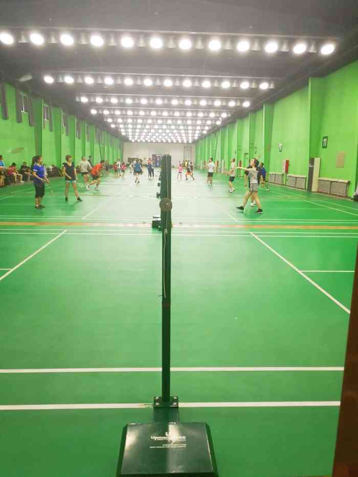 亮都羽毛球馆-"疫情之前和马来西亚前国手林佑绅搭档打的一.