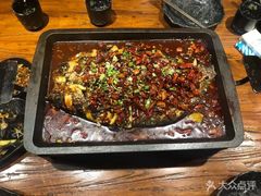 烤海鲈鱼-红尘酒肉小馆