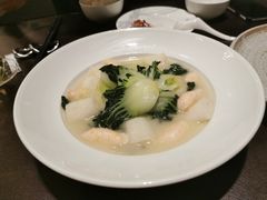 鲜虾竹笙小白菜-广州文华东方酒店·江-由辉师傅主理