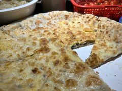 菜干肉麦饼加蛋-天台徐家小吃