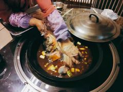 七斤半胖头鱼-姥家大锅台水库渔家