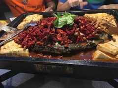 -探鱼·鲜青椒爽麻烤鱼(苏宁广场店)