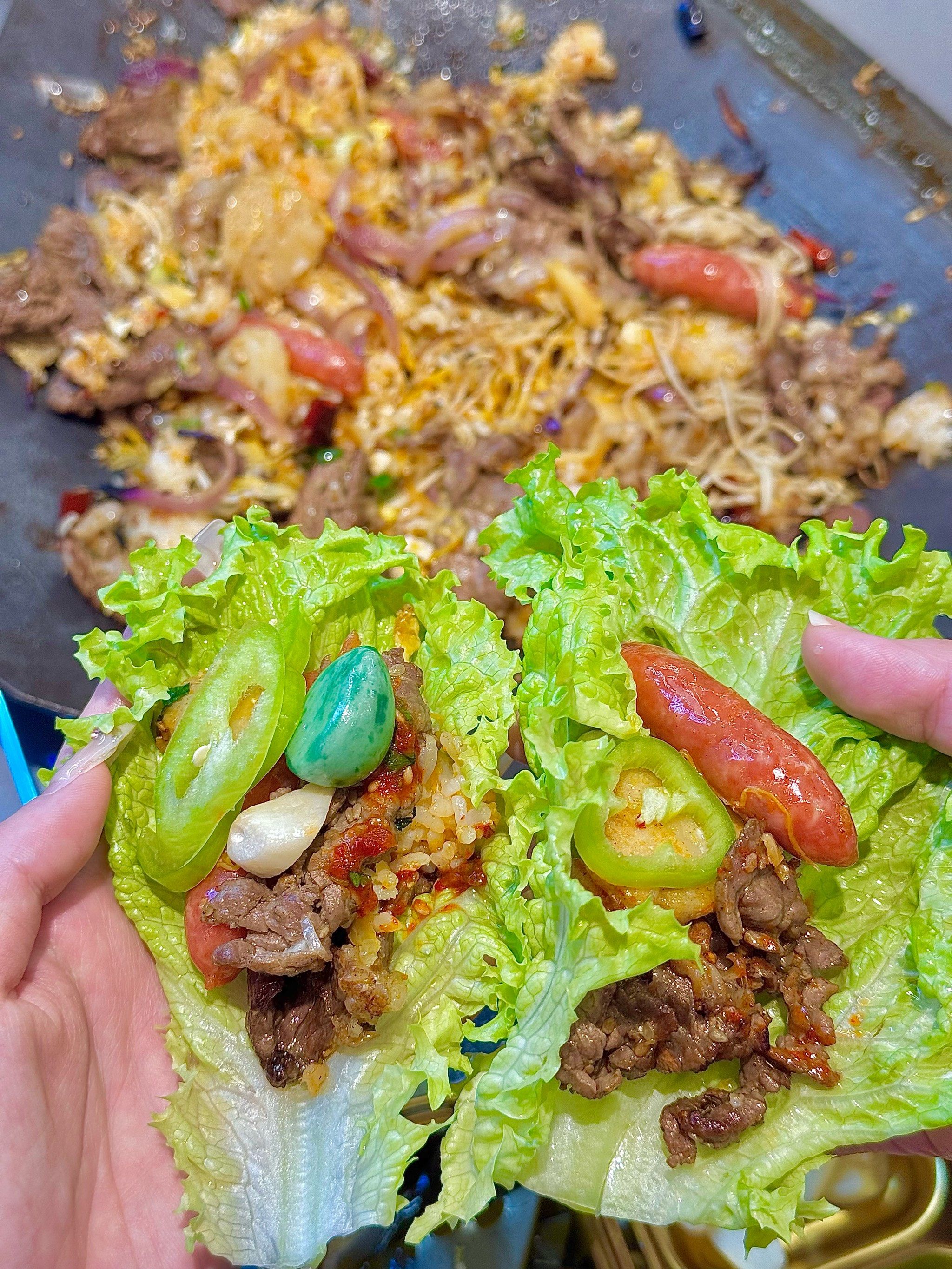 锅叉子烤肉真的绝!香晕我了!