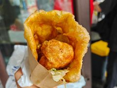 -小红车炸蛋葱油饼