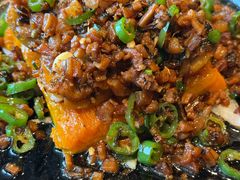 干烧南瓜鲜鲍-许家菜.艺创菜(仁和新城店)