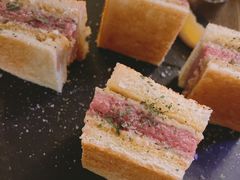 纯血黑安格斯谷饲牛西冷三明治-salée