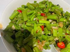 空心菜梗炒油渣-老长沙龙虾馆·聚会餐厅(白石洲店)