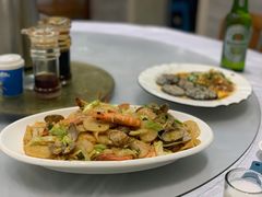 海鲜炒年糕-金海湾海鲜排档(朱家尖店)