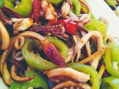 香辣鱿鱼圈-花乐餐厅(涠洲岛店)