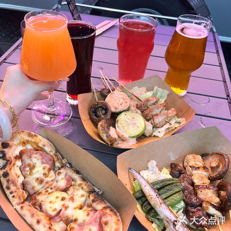 藏在小树林里的 室外精酿+烧鸟✨