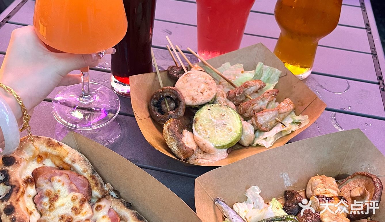 藏在小树林里的 室外精酿+烧鸟✨