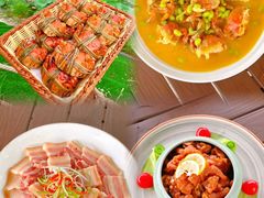 -七的湖·晚芳亭·阳澄湖农家菜·大闸蟹(莲花岛店)