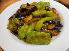 虎皮辣椒烧茄子-胖老汉椒麻鸡清真新疆菜(西御街店)