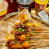 呀❗眉山排队王🍢灶门签开到彭山了❗