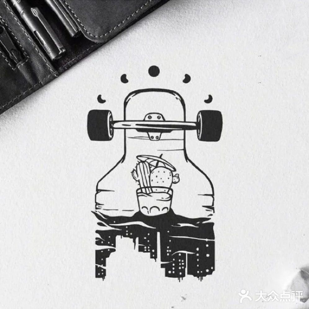 把万物都装进针管笔画里！
