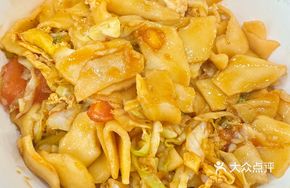 Stir-Fried Hand-Torn Noodles
