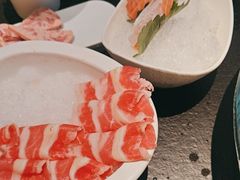 -海上明月海鲜火锅 鲜切牛肉