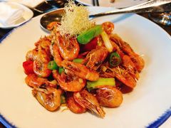 传统油爆虾-杭州西子湖四季酒店·金沙厅
