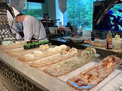 自助取餐区-怡咖啡海鲜自助餐厅(浦东香格里拉店)